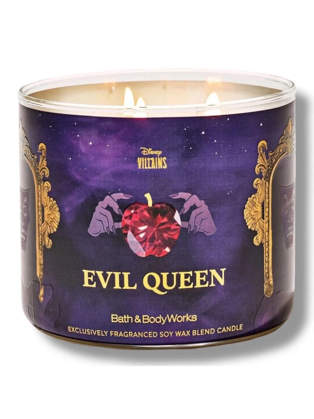 Bath & Body Works x Disney Evil Queen Maleficent 3 wick candle Halloween 2024
